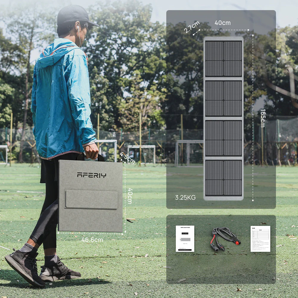 AFERIY ‎AF-S100A1 100W Portable Solar Panel - Image 5