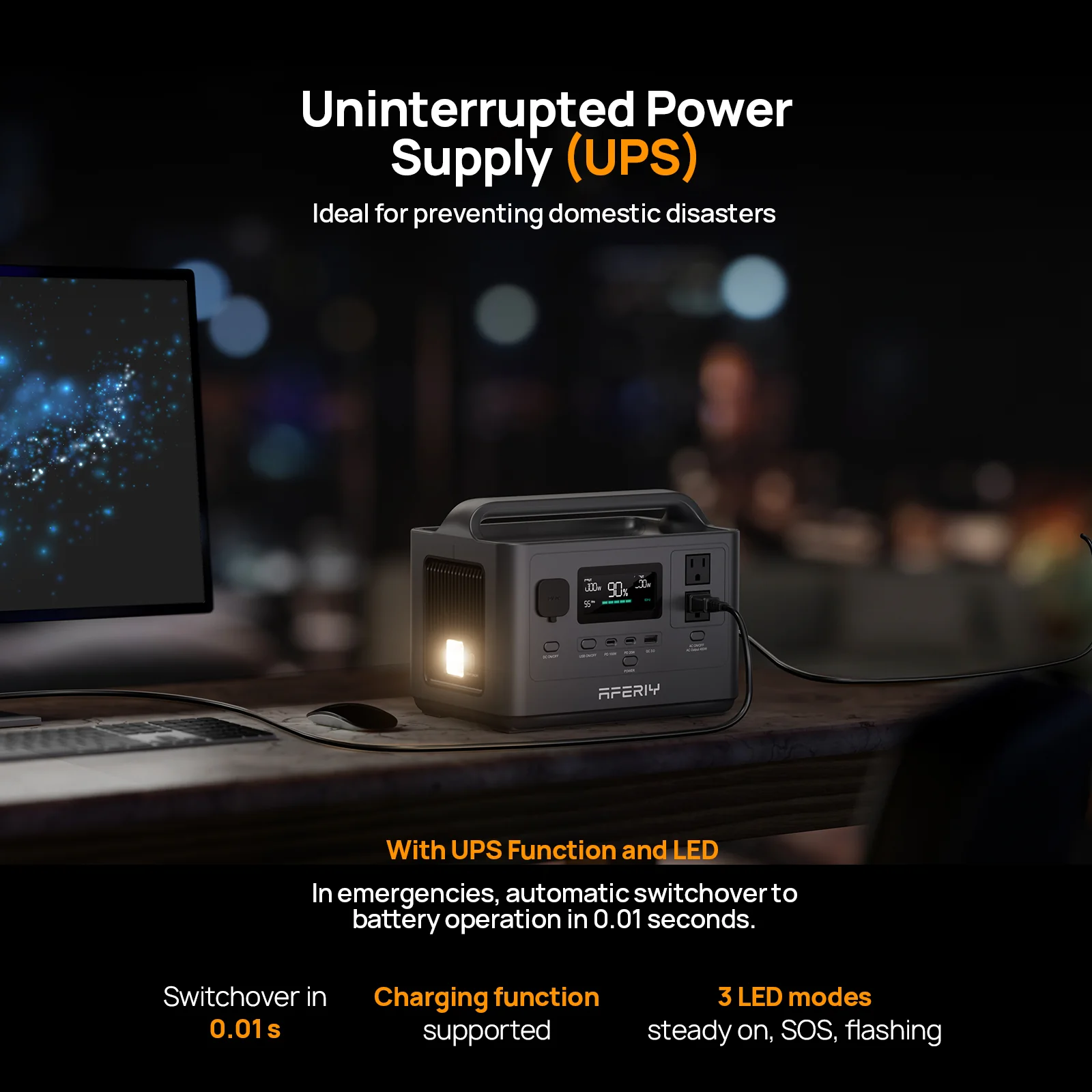 AFERIY P040 Portable Power Station | 400W 256Wh - Image 5