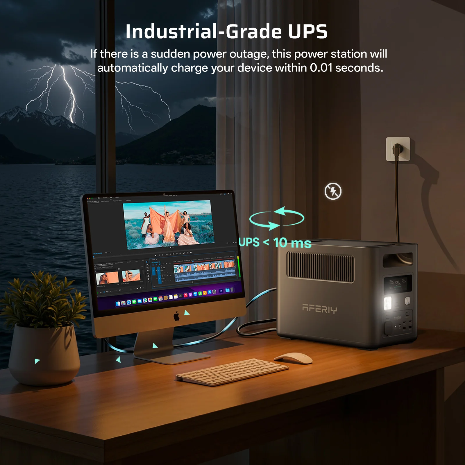 AFERIY Nomad1800 P180 Portable Power Station 1800W 1024Wh - Image 7