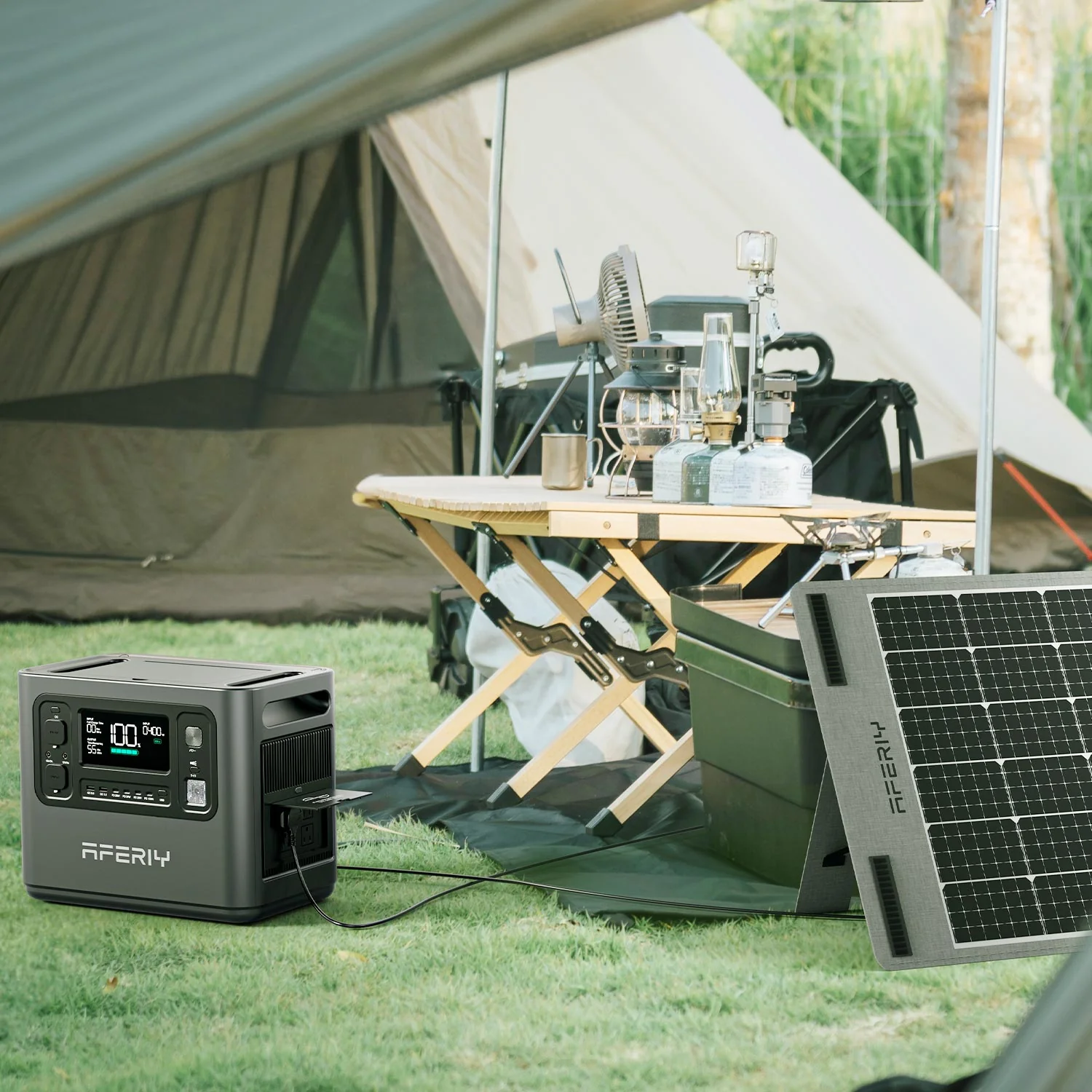 AFERIY P210 2400W Solar Generator Kit - Image 11