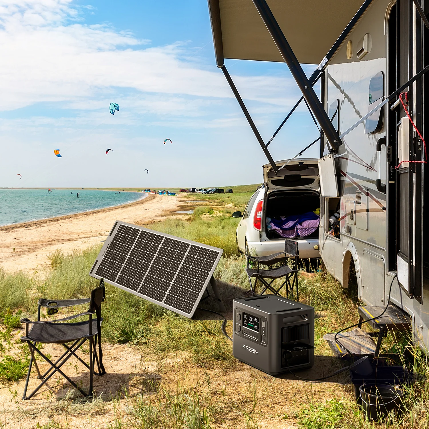 AFERIY P210 2400W Solar Generator Kit - Image 12