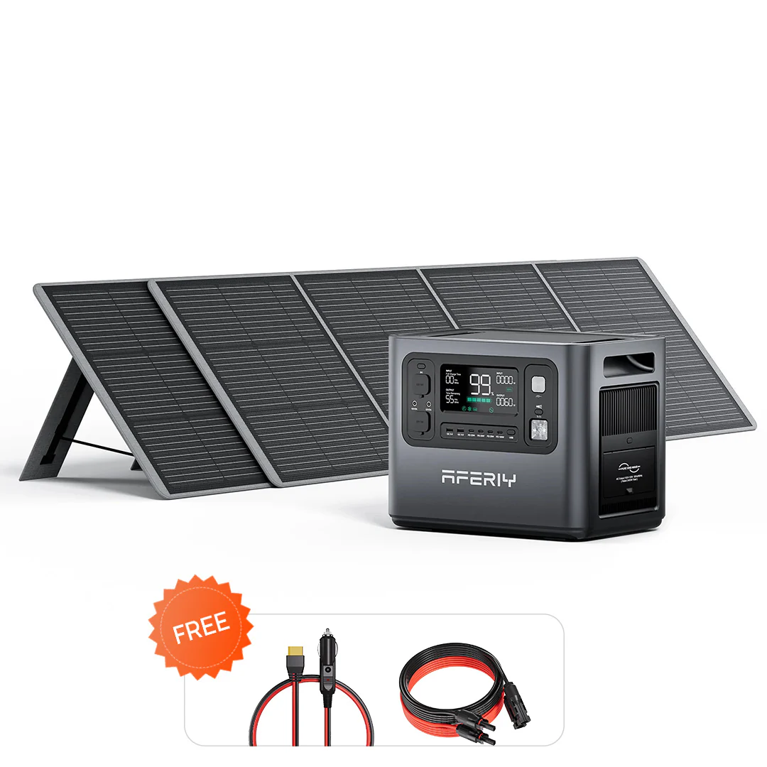 AFERIY P210 2400W Solar Generator Kit - Image 14