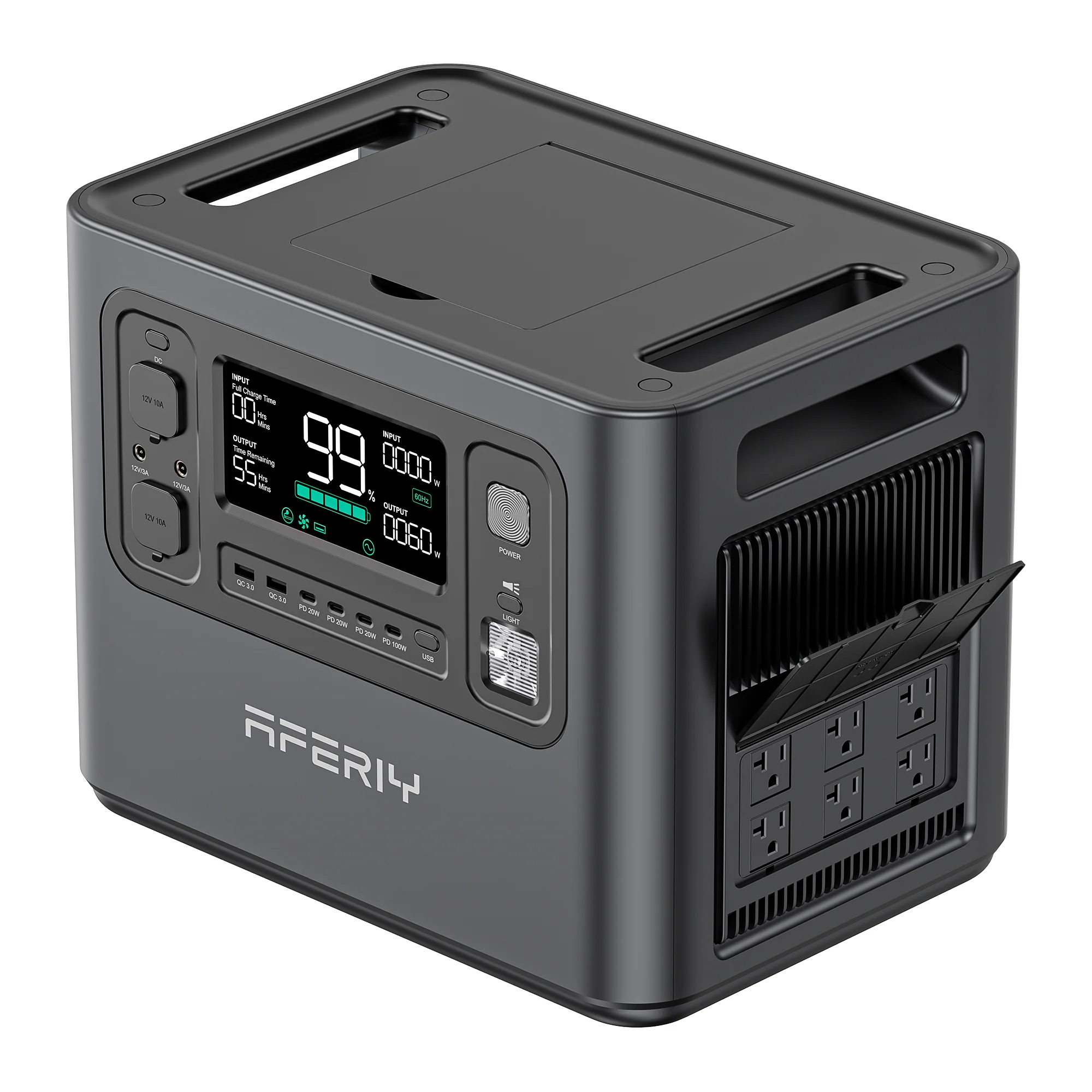 AFERIY P210 2400W Solar Generator Kit - Image 4
