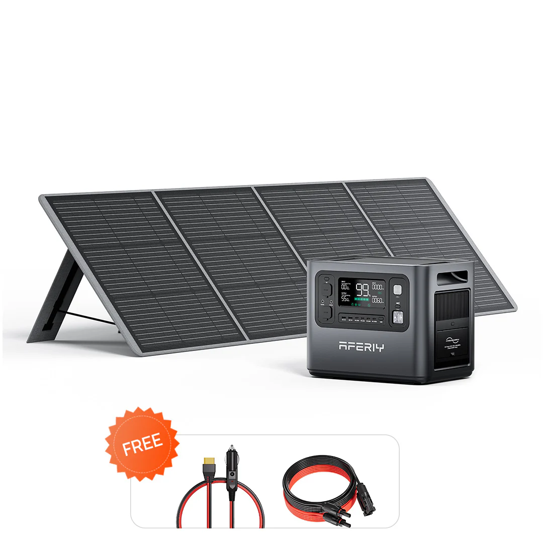AFERIY P210 2400W Solar Generator Kit - Image 13
