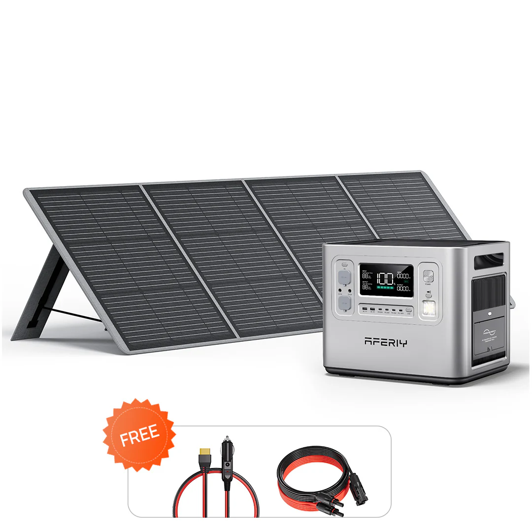 AFERIY P210 Portable Power Station 2400W 2048Wh Silver - Image 8