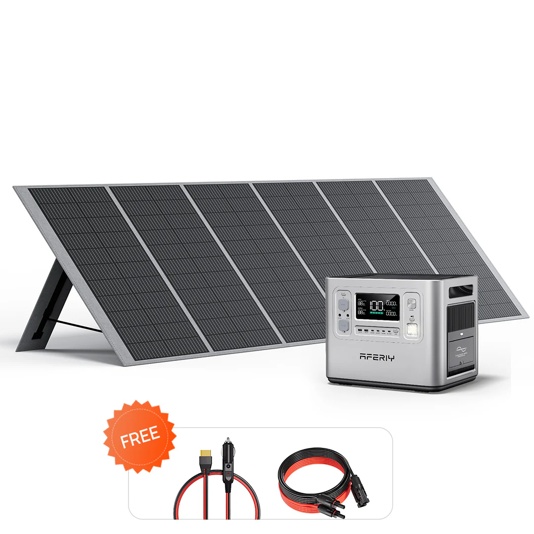 AFERIY P210 Portable Power Station 2400W 2048Wh Silver - Image 9