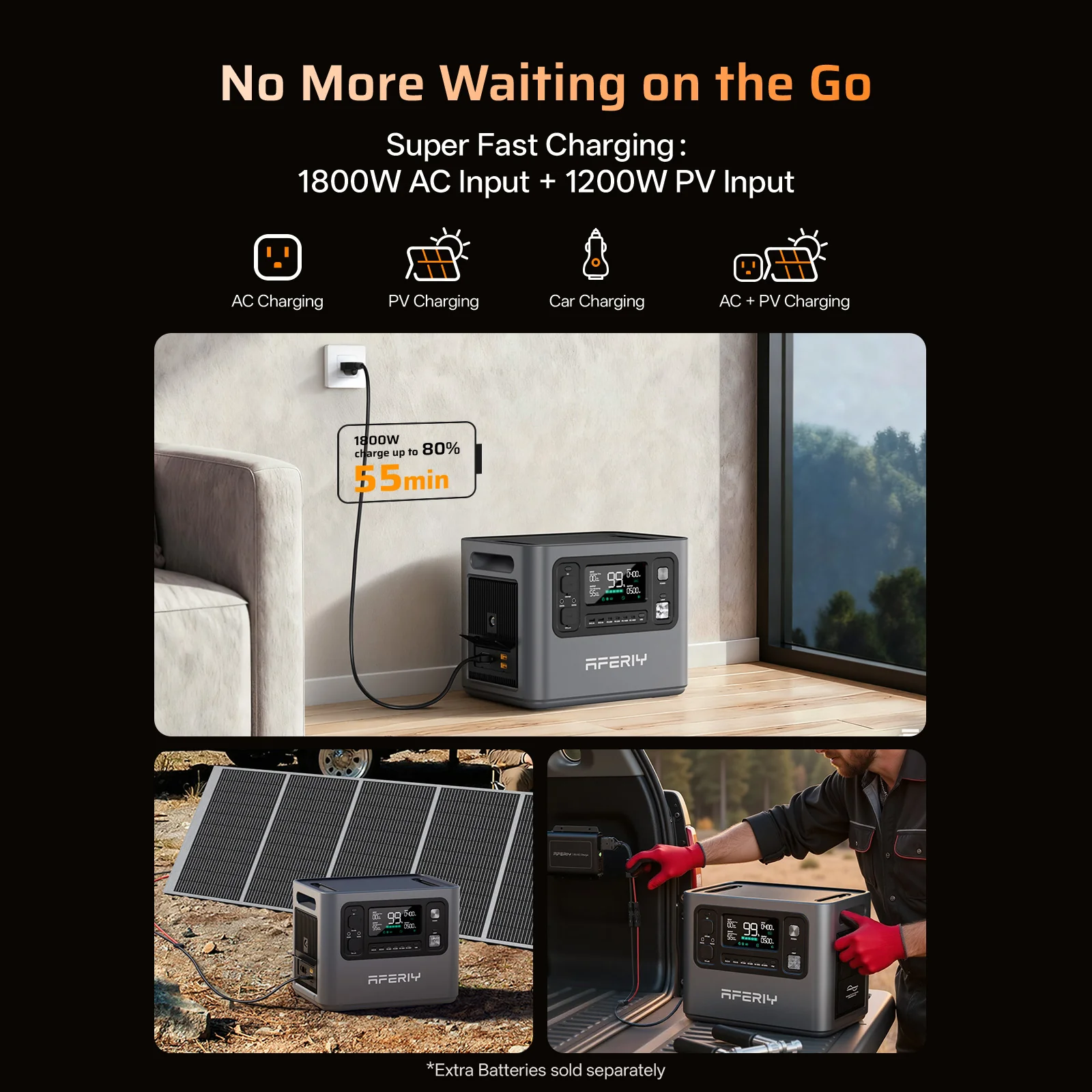 AFERIY P280 2800W Solar Generator Kit - Image 12